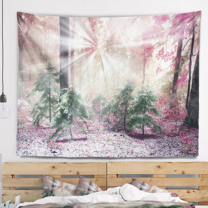Landscape Polyester Tapestry, 32" H x 39" W