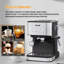 Machine à espresso 20 bars avec buse vapeur, cappuccino et machine à café au lait