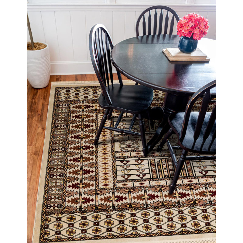 Tapis beige Aucun, Carré 6 pi 1 po