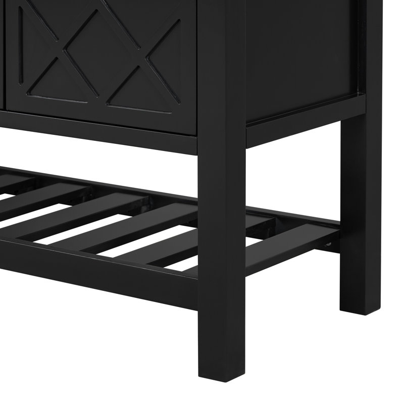 Console élégante avec motifs géométriques pour l'intérieur de la maison