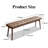 Soild Wood For Dining Bench Table Bench With Leather Cushion-2146810390