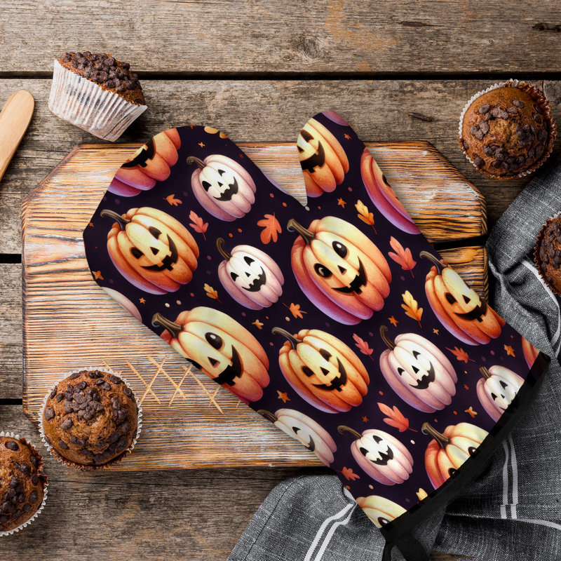 Pumpkin Magic Oven Mitt Cotton Twill