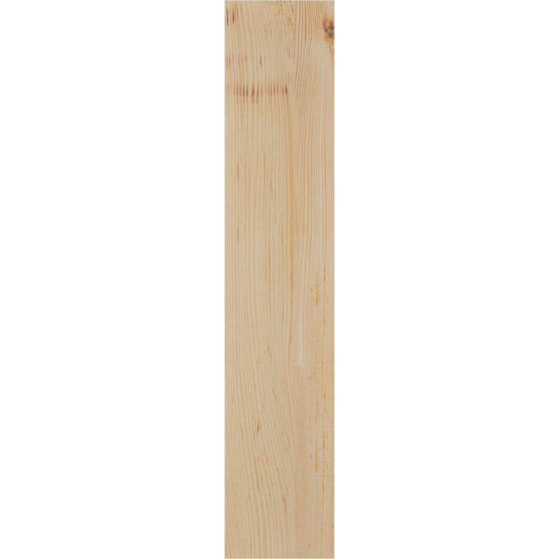 Yorkshire Yorktown avec plaque arrière, H 28 po x l 5,5 po x P 12 po, Sapin de Douglas, Lisse