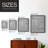 Neutral Bathroom Rules Framed Print - Solid Wood-1000174192-1000174190