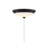 12'' 1 - Light English Bronze LED Bowl Ceiling Fan Light Kit