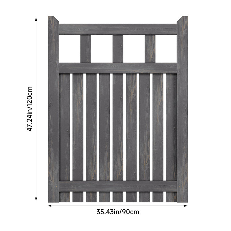 Wood Gate, 120cm H x 90cm W x 3cm D