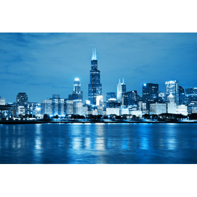 " Chicago Night Skyline " by Maksymowicz