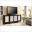 Armoire console au fini noir antique