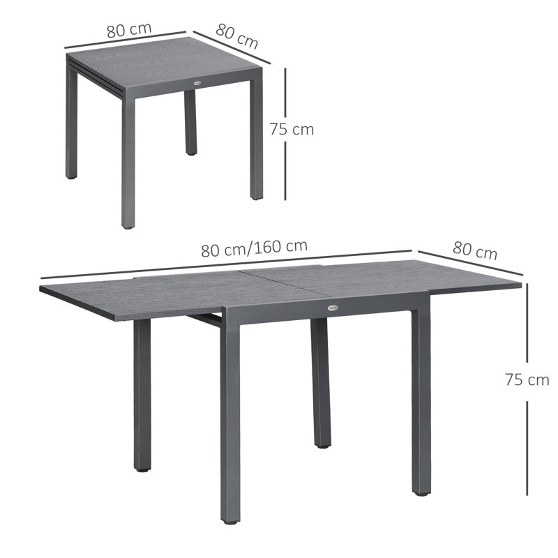 Maastricht Rectangular 6 - Person 160Cm L Outdoor Table