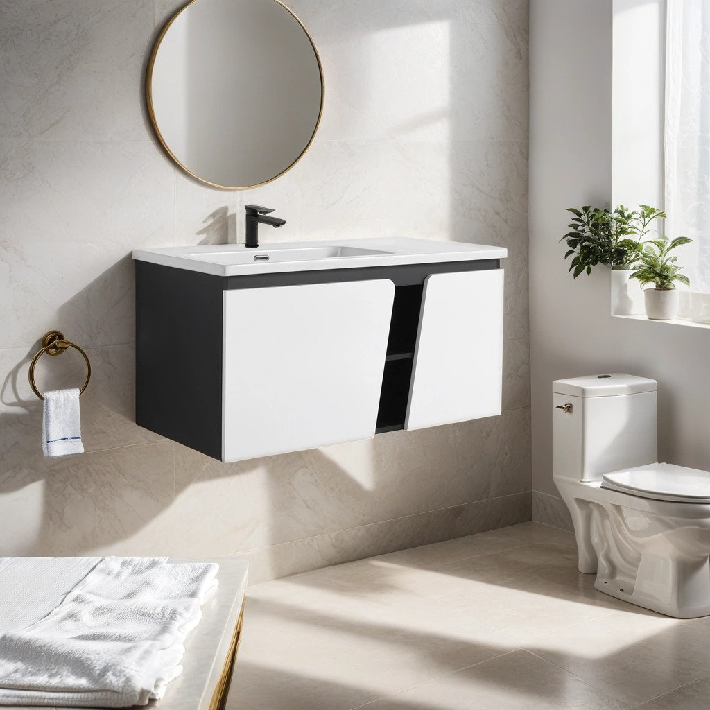 Wrought Studio Kafader 39.9'' Single Bathroom Vanity with Ceramic Top | Wayfair