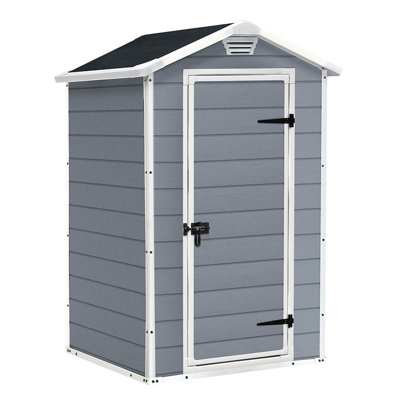 Keter Manor Shed 4x3ft- Grey
