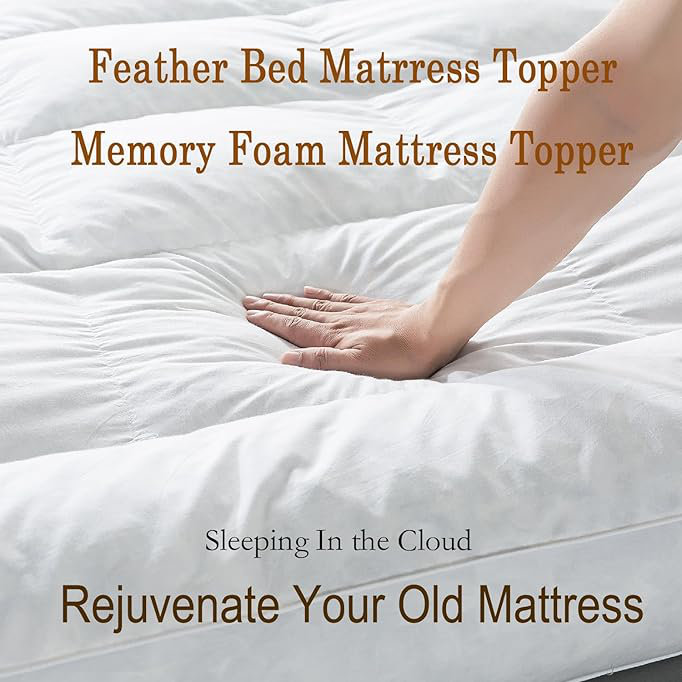 Surmatelas 100% coton 5 po, Très grand lit