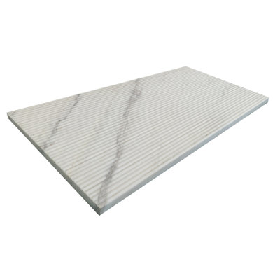 Carreaux de mur en marbre naturel 12 * 24 - Finition texturée pour la décoration de la salle de bain