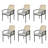 6 - Person Round Outdoor Dining Set With Cushions