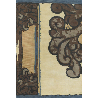 Wool Floral Indoor Rug