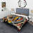 Circular Retro Dynamics II - Abstract Geometric Duvet Cover Set - Microfiber Polyester-1419007111