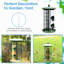 Herblain Metal Hanging Tube Bird Feeder