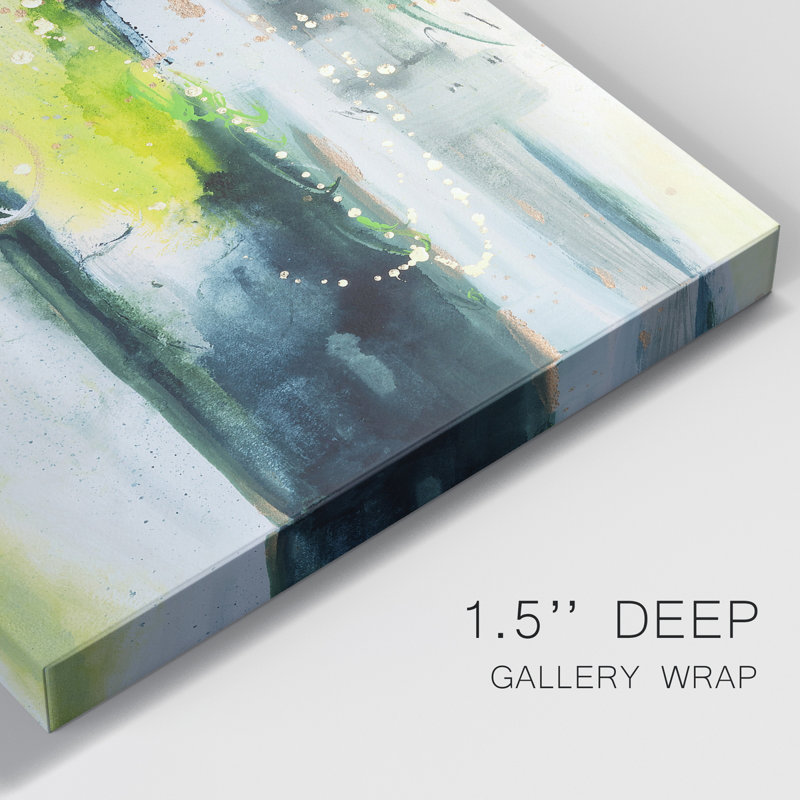 Treetops I - impression sur toile tendue, H 12 po x l 8 po x P 1 po