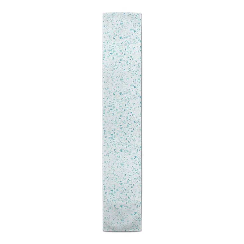 Chemin de table Terrazzo 4, L 72 po, Bleu