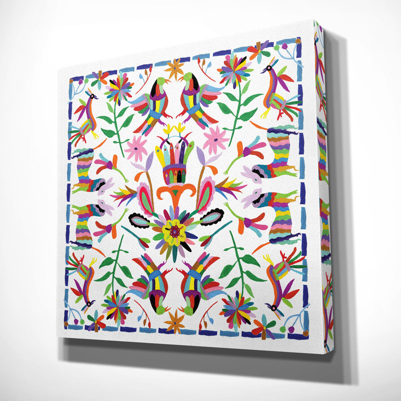 Hallucination I, peinture, H 16 po x l 16 po x P 1,5 po, Toile tendue