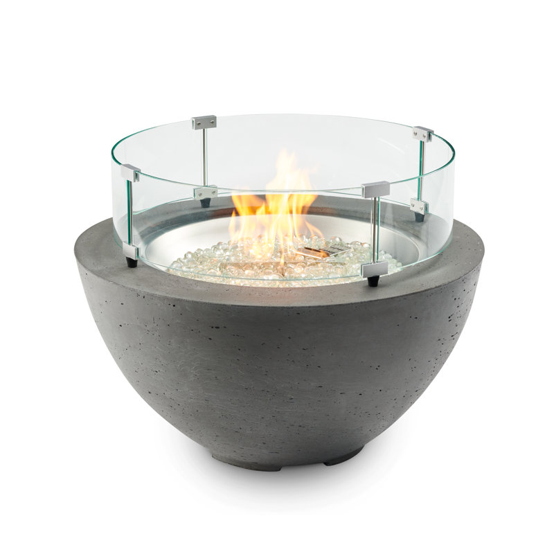 Round Concrete Smokeless Fire Pit