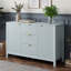 Buffet en bois avec tiroirs, tablettes et portes-132945174