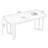 Burlywood Rectangular Solid Wood Butterfly Leaf  Dining Table-674152100