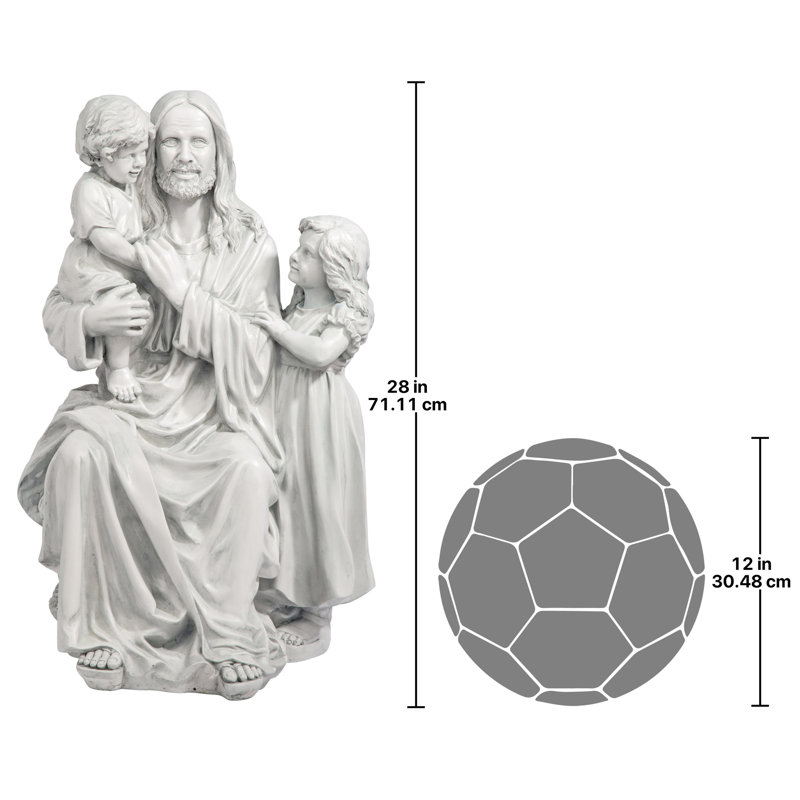 Statue Jesus Loves The Little Children