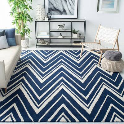 Tapis en laine touffeté à la main Sanyla