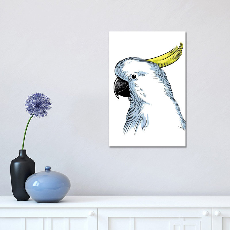 Sketch Parrot 1 Piece Wrapped Canvas Painting, 45.72cm H x 30.48cm W