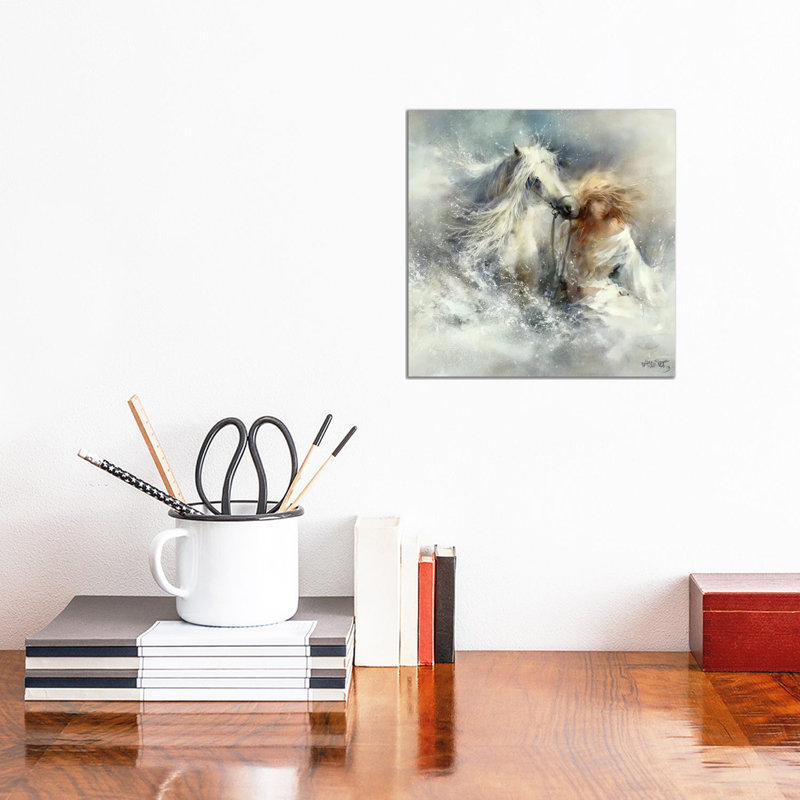 Scene In Water by Willem Haenraets - Wrapped Canvas Print, 30.48 cm H x 30.48 cm W