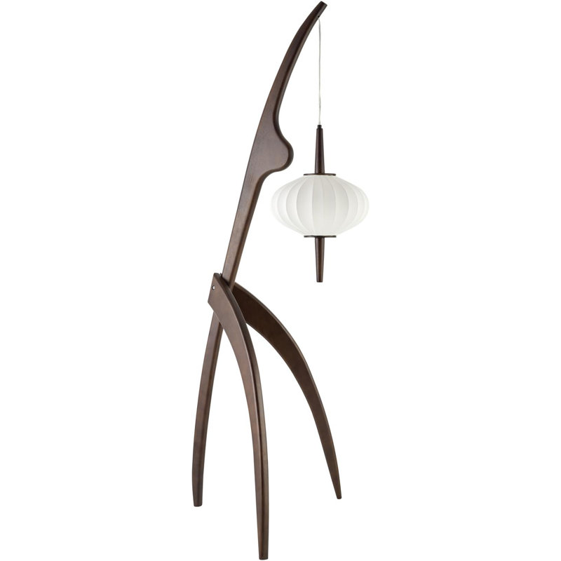 Arant Floor Lamp, Dark Brown
