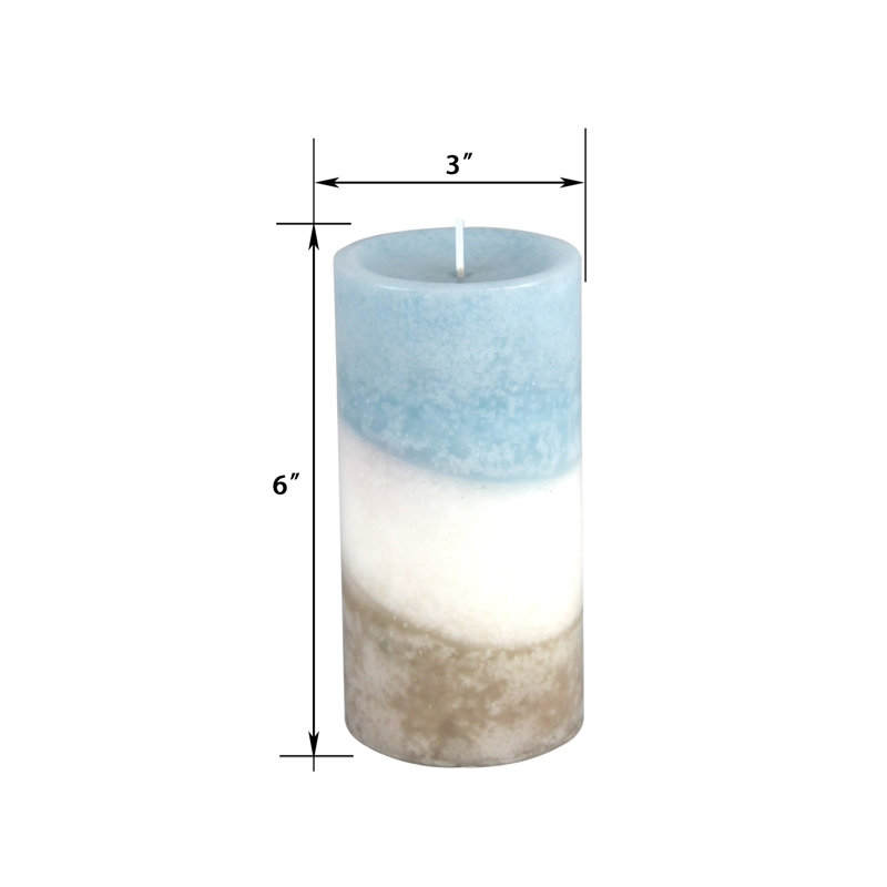 Lyr Vintage Linens Scented Pillar Candle, 12