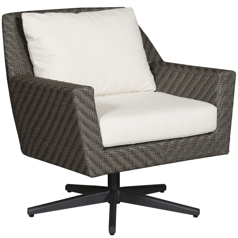 Chaise de terrasse pivotante avec coussins Michael Weiss Seagate, Galet SB-Cove