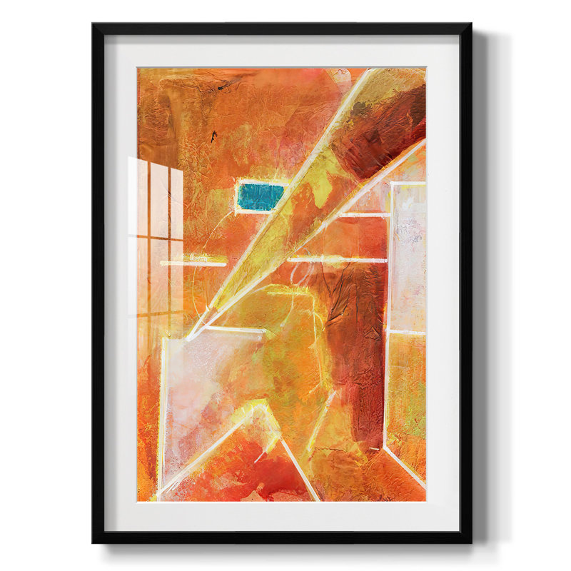 Primaire, impression encadrée VI, Noir, H 28,5 po x l 20,5 po