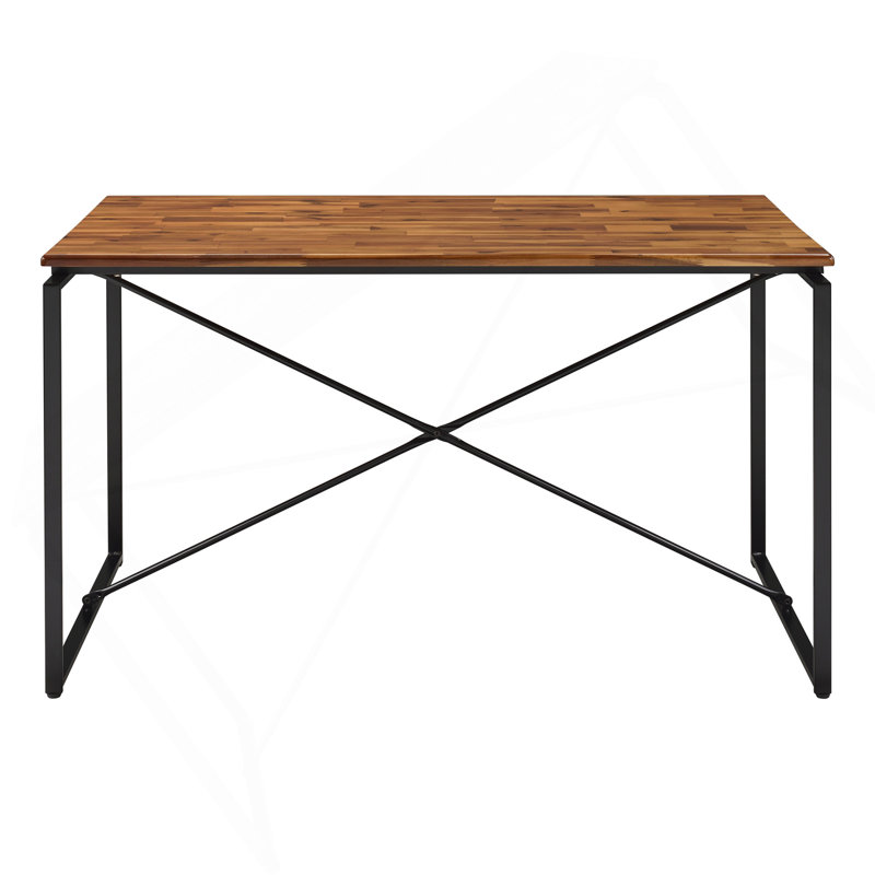 Dining Table With Metal Sled Base