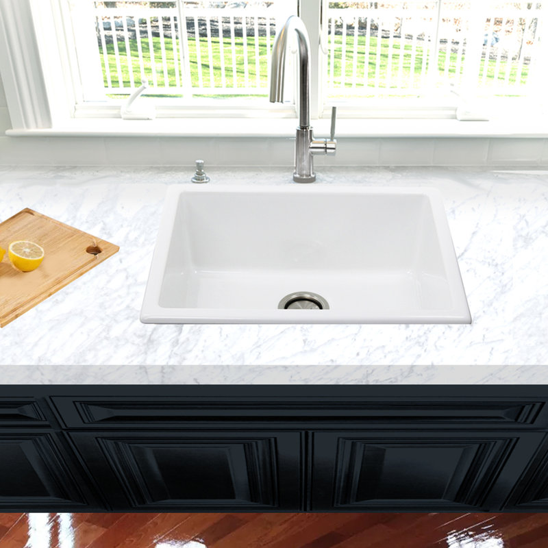 24'' L Single Basin Kitchen Sink