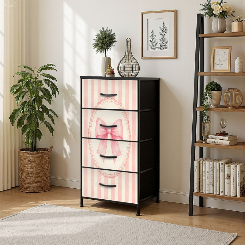 Commode de rangement verticale 4 tiroirs