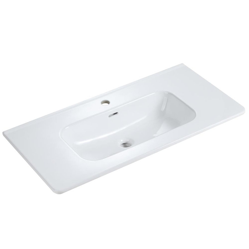 Ceramic Rectangular Bathroom Sink