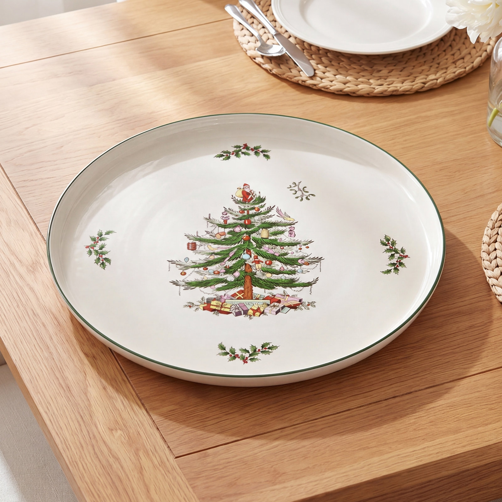 Christmas Tree Lazy Susan