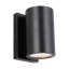Sean Lavin Pressa 2-light outdoor round small wall sconce light in natural brass finish-205496527