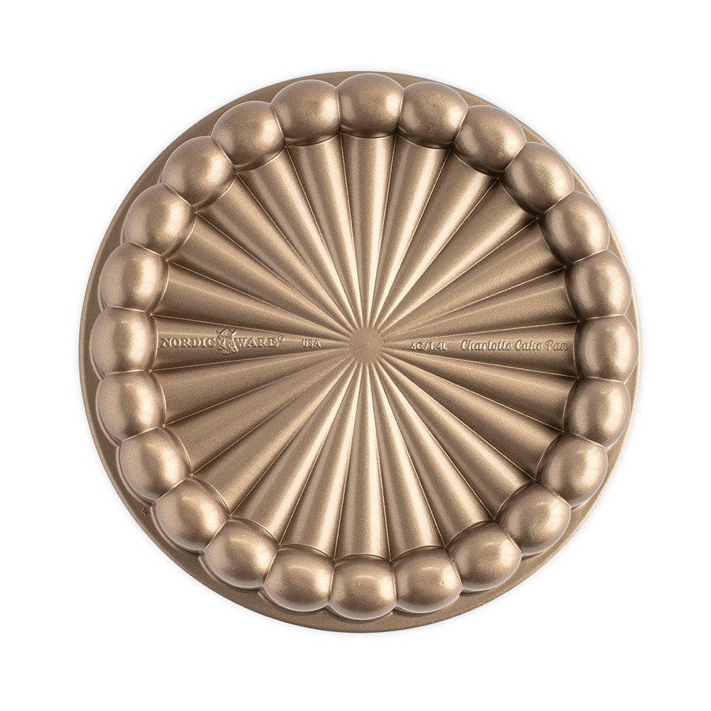 Nordic Ware Non-Stick Round Charlotte Cake Pan Nordic Ware