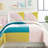 Ensemble de courtepointe réversible en coton 3 pièces Mod Shapes-27872160