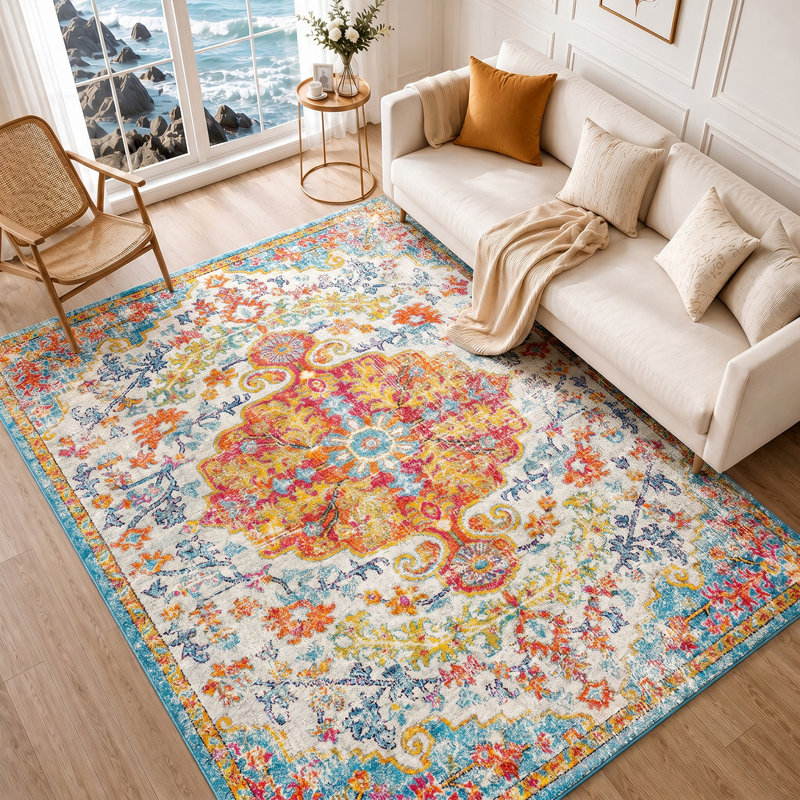 Catron Oriental Area Rug, Rectangle 200 x 275 cm