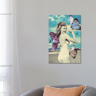 Butterfly Symphony by Kiki C Landon - Wrapped Canvas Print