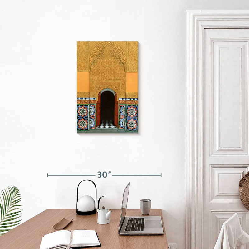 Aime Door Marrakech, 24" H x 16" W