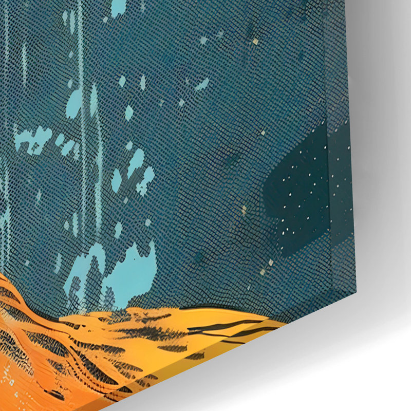 «The Duck» par Andreas Magnusson, art mural en verre acrylique, H 12 po x l 12 po x P 0,13 po