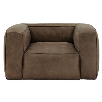 Dupo 48" Wide Genuine Leather Armchair