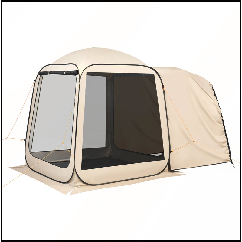 Tente spacieuse avec moustiquaire 6 x 6 pi pour 4 à 6 personnes, H 29,53 po x l 29,53 po x P 5,71 po
