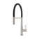 Troyes Single Handle, Pull-Down Kitchen Faucet in Brushed Nickel